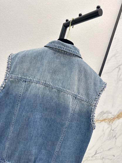 25ss denim vest