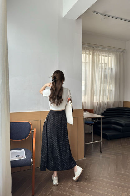 25ss drawstring skirt