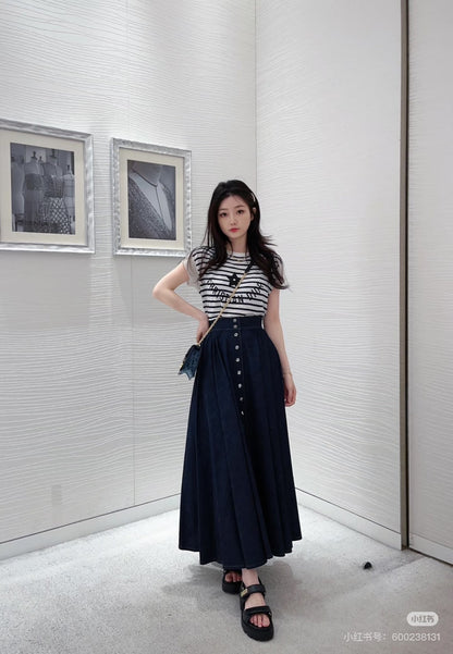 25ss denim skirt
