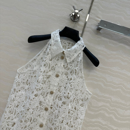 25ss embroidered vest