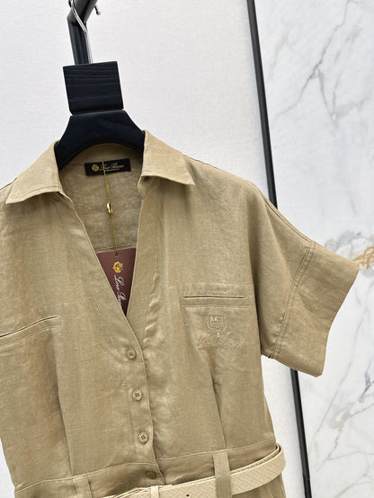 Loro 25ss linen dress