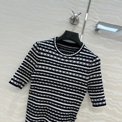 25ss jacquard knit shirt