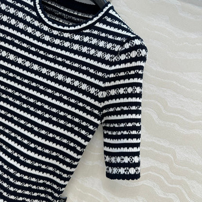 25ss jacquard knit shirt