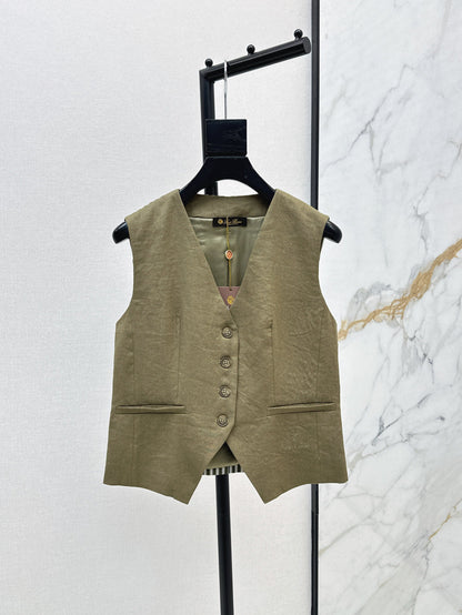 25ss linen vest