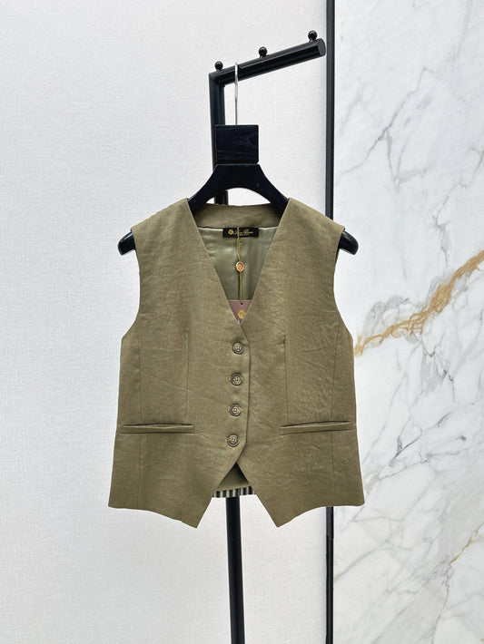 25ss linen vest