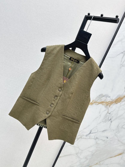 25ss linen vest