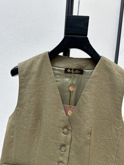 25ss linen vest