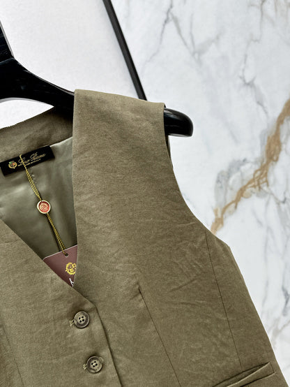 25ss linen vest