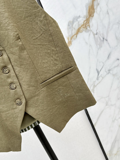 25ss linen vest