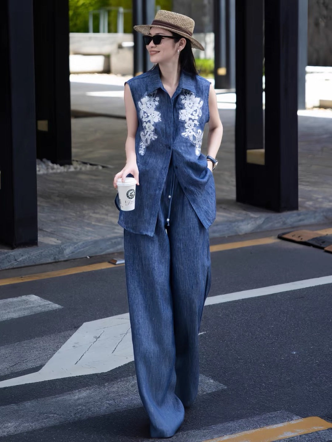 25ss linen suit