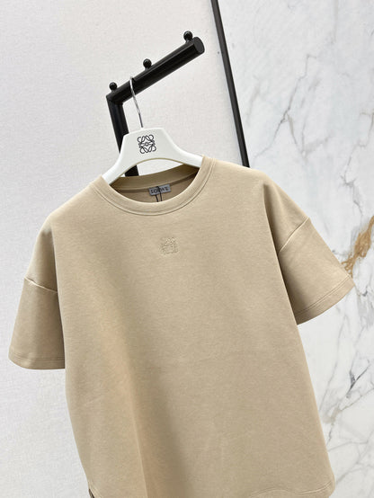 25ss embroidered t-shirt