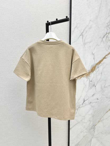 25ss embroidered t-shirt