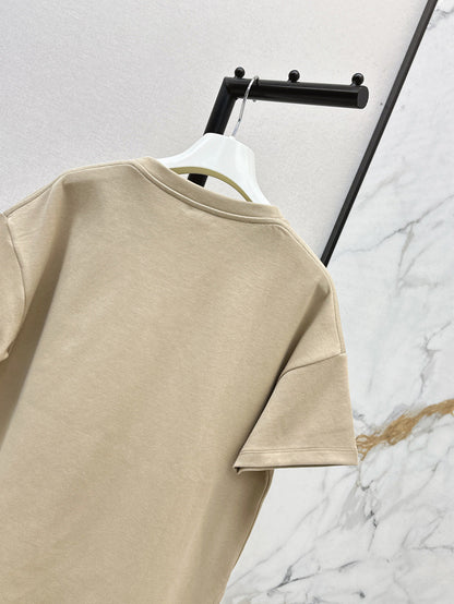 25ss embroidered t-shirt
