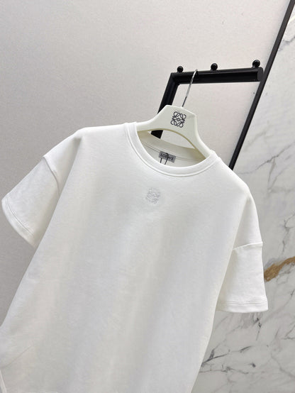 25ss embroidered t-shirt