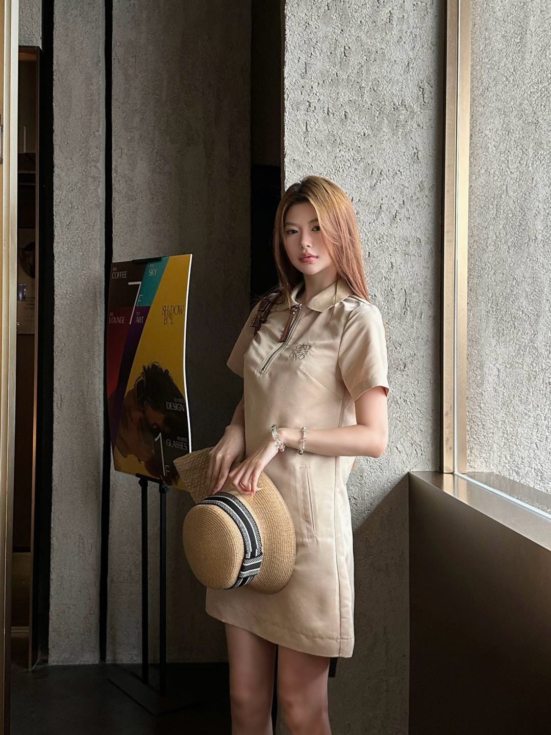 25ss embroidered dress