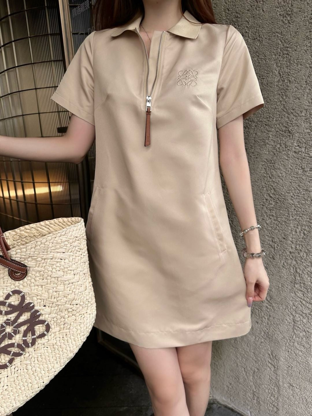 25ss embroidered dress