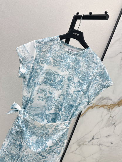 25ss print dress