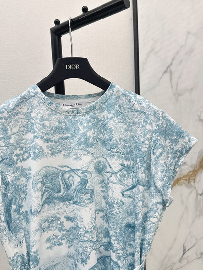 25ss print dress
