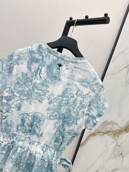 25ss print dress