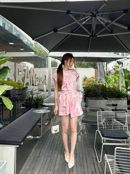 25ss print dress