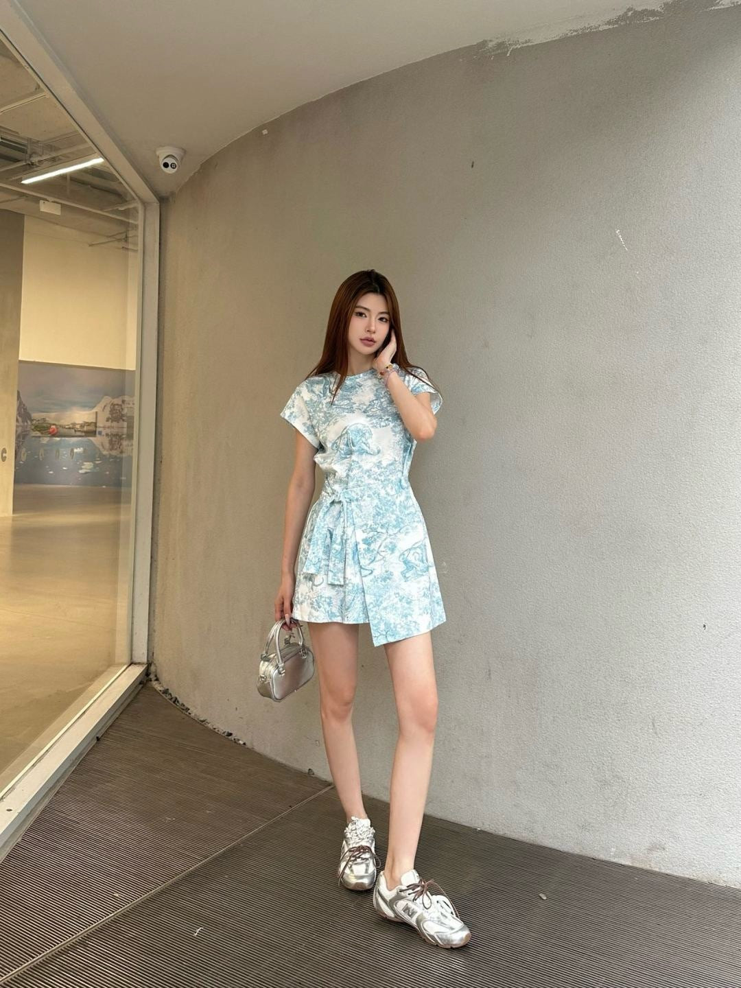 25ss print dress