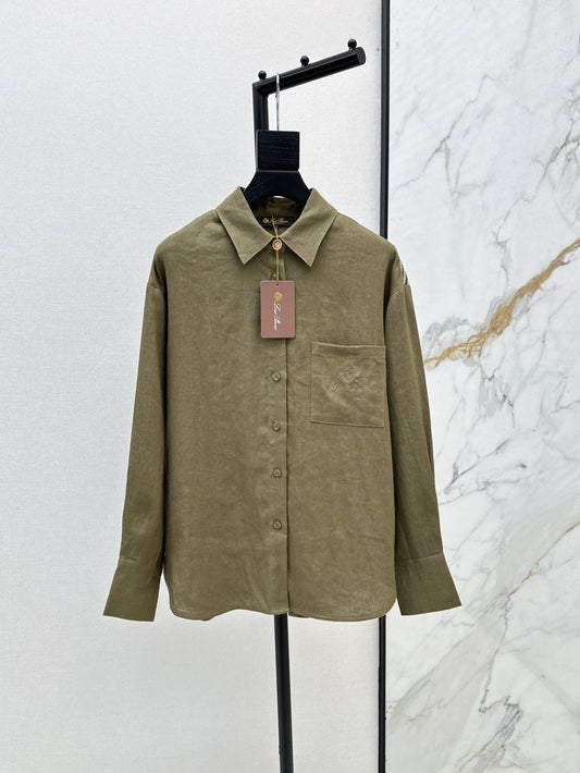 Loro 25ss linen shirt