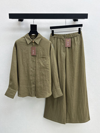 Loro 25ss linen shirt