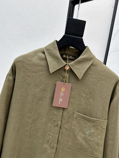 Loro 25ss linen shirt
