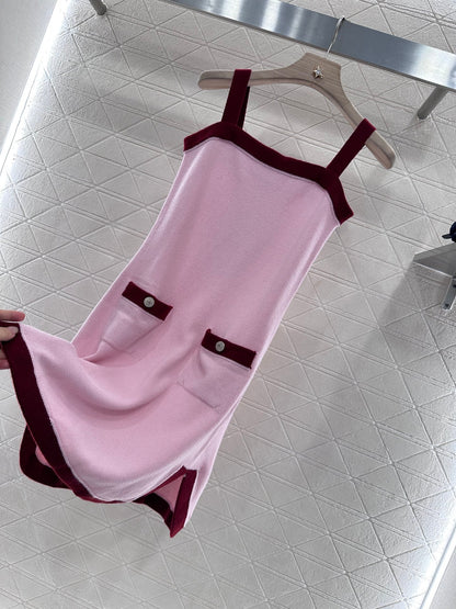 2025 new product Knitted suspender skirt