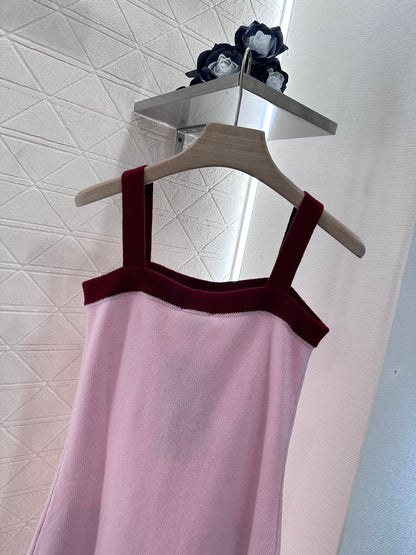 2025 new product Knitted suspender skirt
