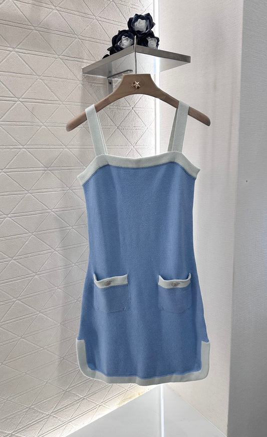 2025 new product Knitted suspender skirt