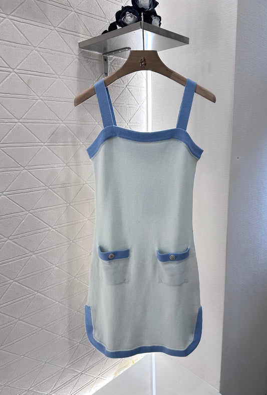 2025 new product Knitted suspender skirt