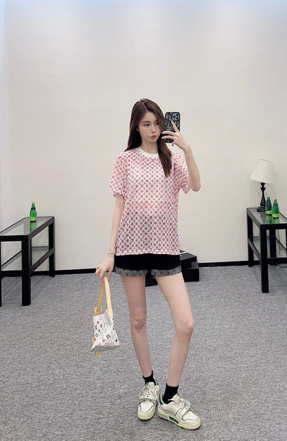 2025 new product Transparent short sleeves