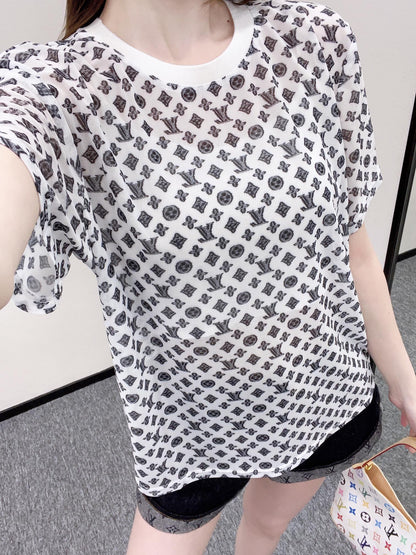 2025 new product Transparent short sleeves