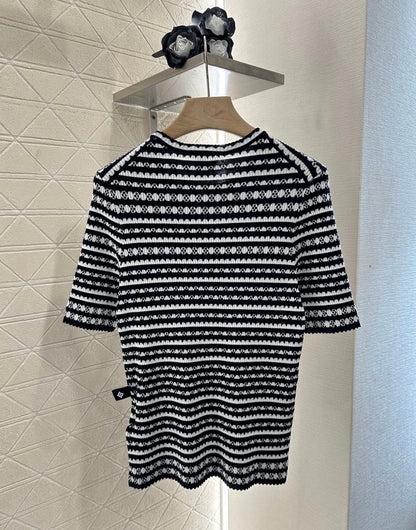 2025 new products Knitted short sleeves