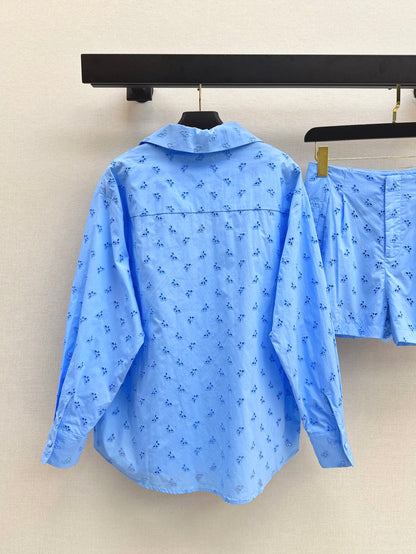 25ss embroidered suit