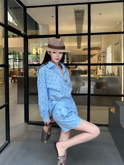 25ss embroidered suit