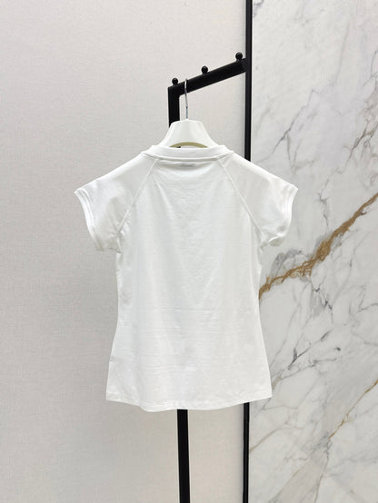 25ss embroidered t-shirt
