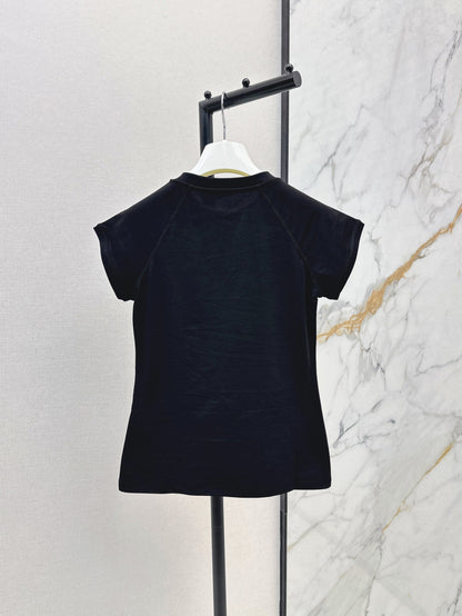 25ss embroidered t-shirt