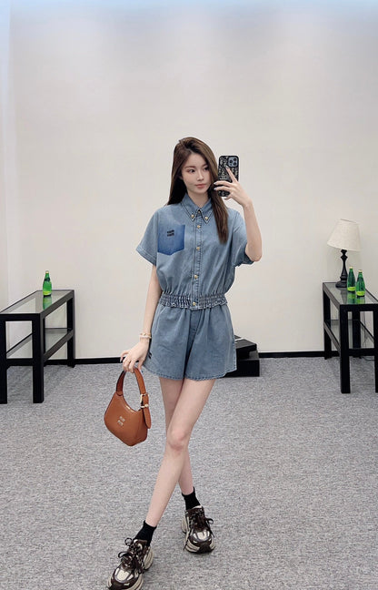 2025 new products Shirt and shorts set