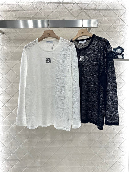 2025 new product Hollow knitted long sleeves