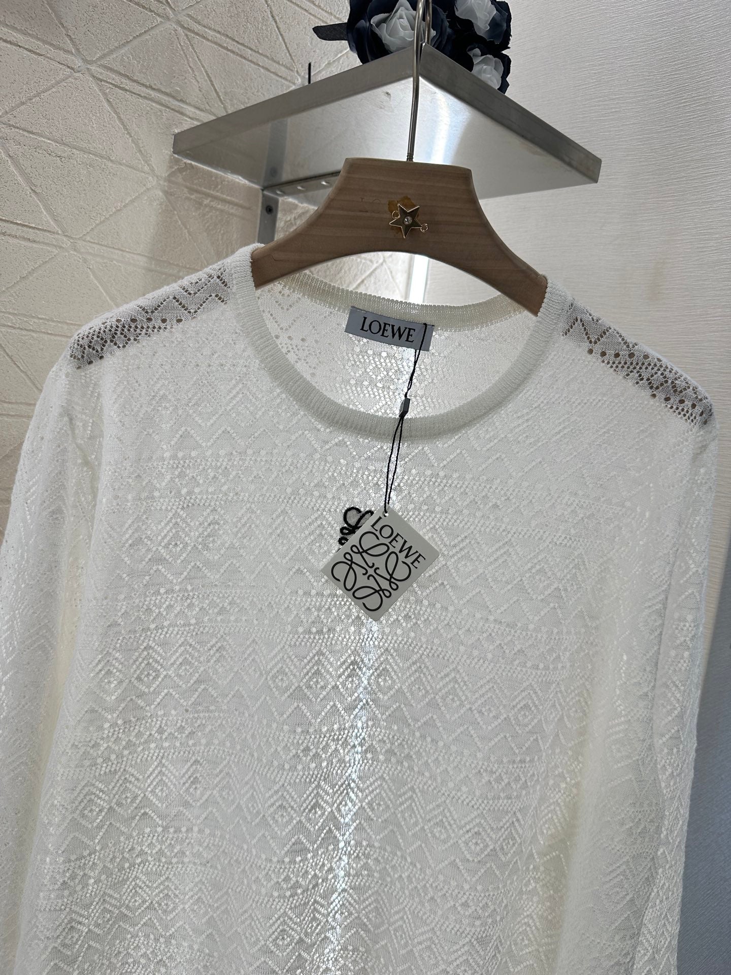 2025 new product Hollow knitted long sleeves