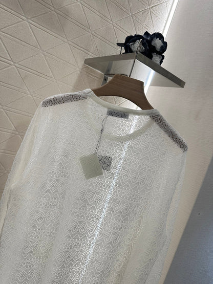 2025 new product Hollow knitted long sleeves