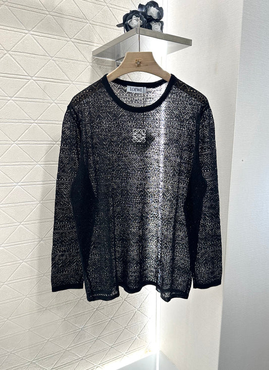 2025 new product Hollow knitted long sleeves
