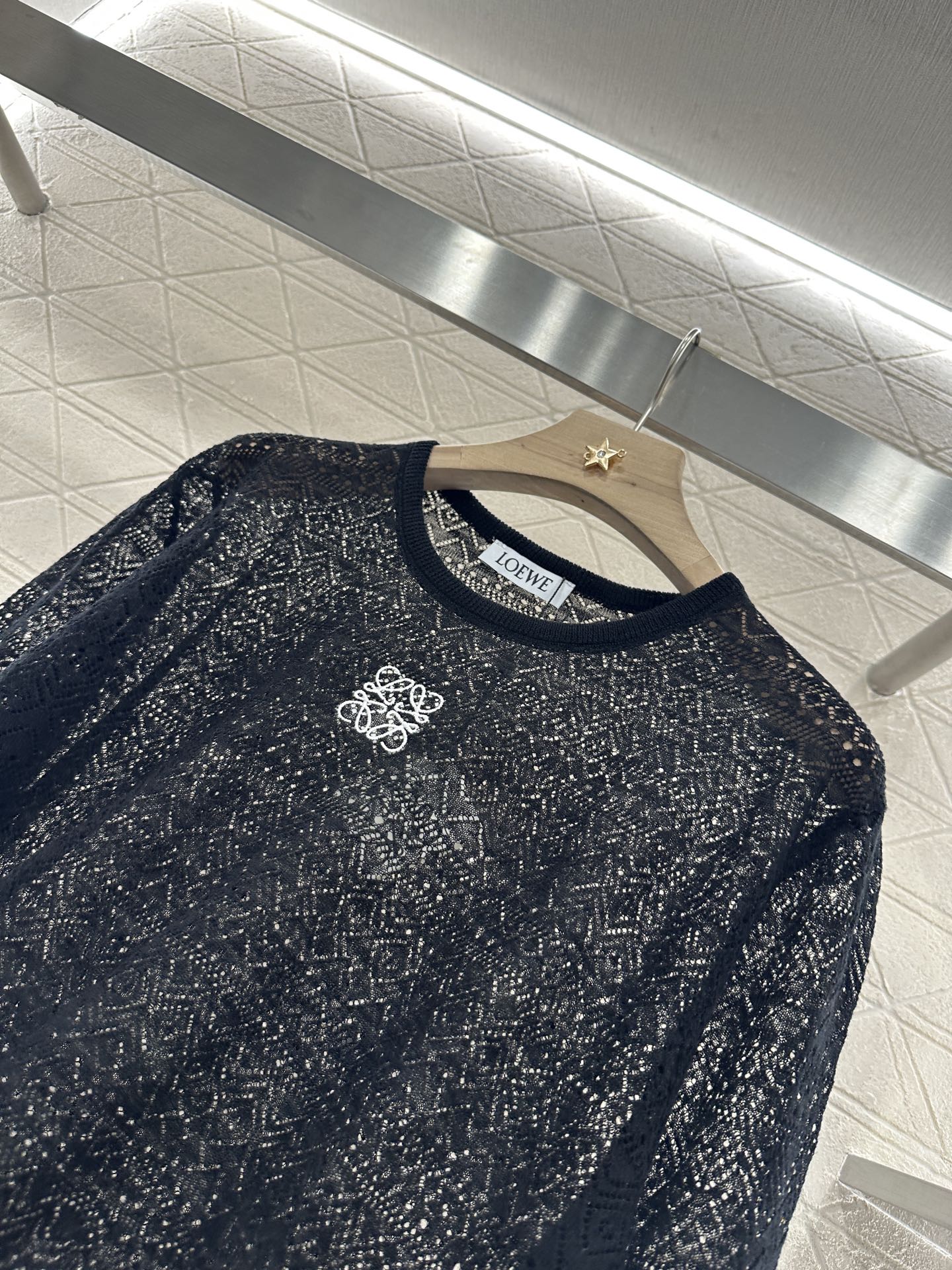 2025 new product Hollow knitted long sleeves