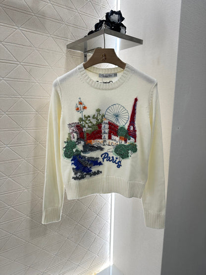 2025 new products Embroidered sweater