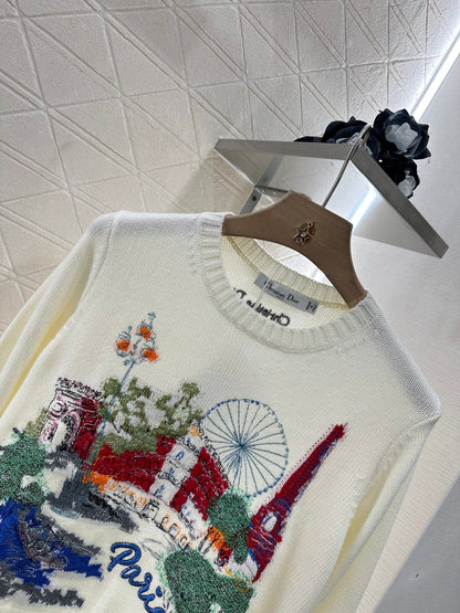 2025 new products Embroidered sweater