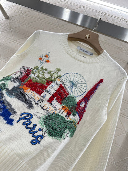 2025 new products Embroidered sweater