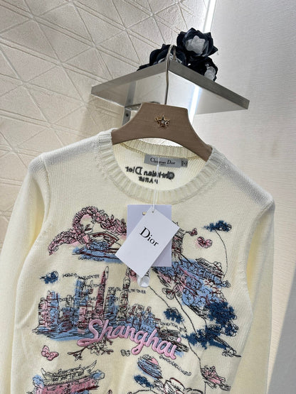 2025 new products Embroidered sweater