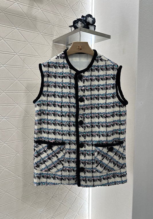 2025 new product Sequined vest